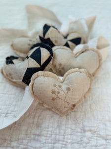 Vintage Quilt Heart Garland