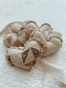 Vintage Quilt Heart Garland