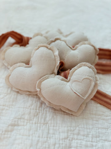 Vintage Quilt Heart Garland
